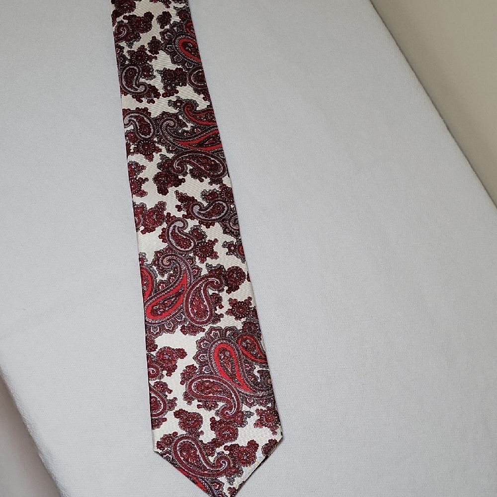 Neck Tie 100%‎ Silk Men's Retro Paisley